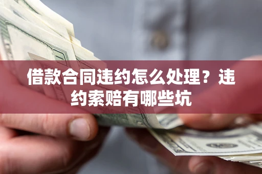 武汉借款合同违约怎么处理？违约索赔有哪些坑