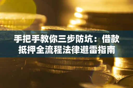 武汉手把手教你三步防坑：借款抵押全流程法律避雷指南