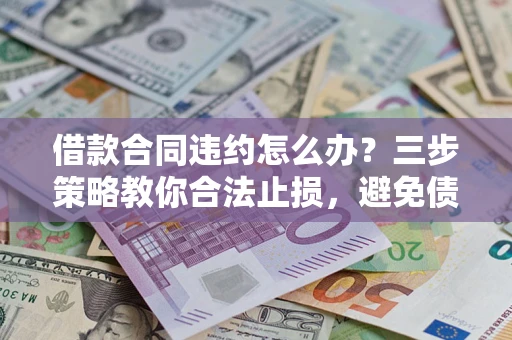 武汉借款合同违约怎么办？三步策略教你合法止损，避免债务危机升级