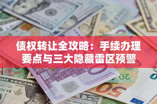 武汉债权转让全攻略：手续办理要点与三大隐藏雷区预警