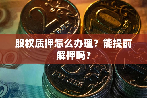 武汉股权质押怎么办理？能提前解押吗？