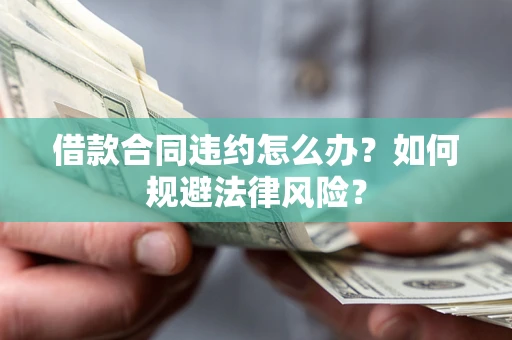 武汉借款合同违约怎么办？如何规避法律风险？